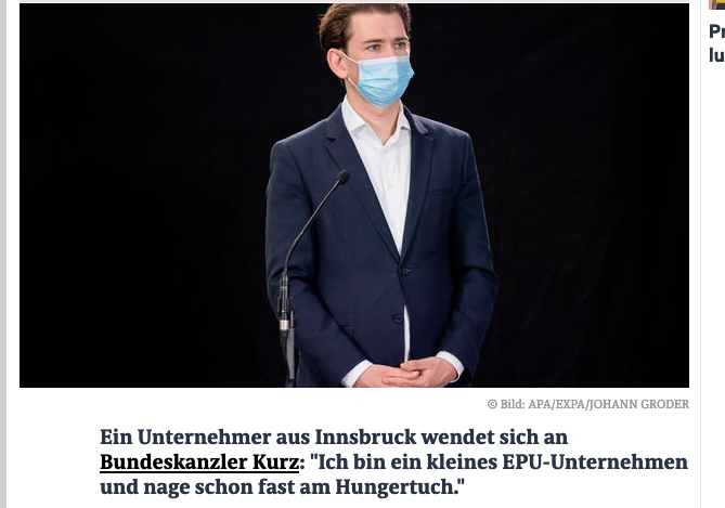 Screenshot der webseite news.at