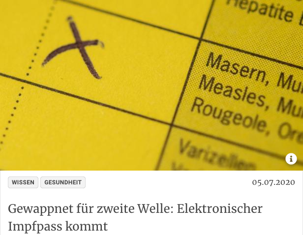 Screenshot der Webseite kurier.at