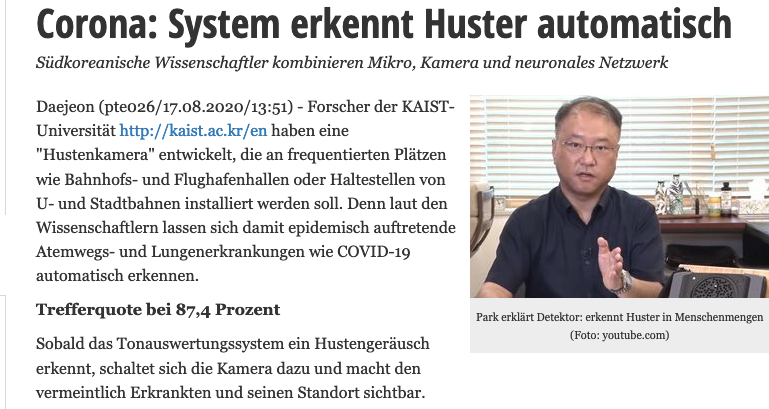 Screenshot der Webseite pressetext.com