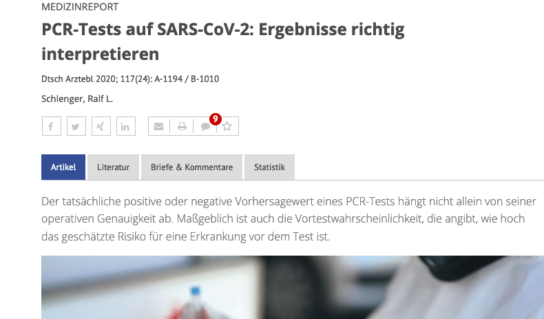 screenshot der webseite aerzteblatt.de
