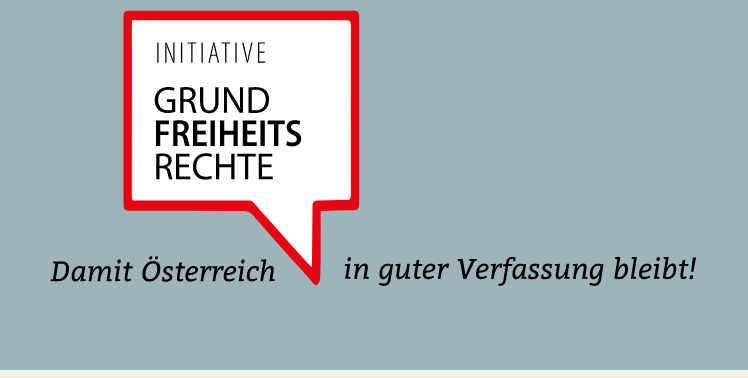 Screenshot der seite initiativegrundrechte.at