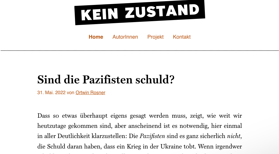 screenshot keinzustand