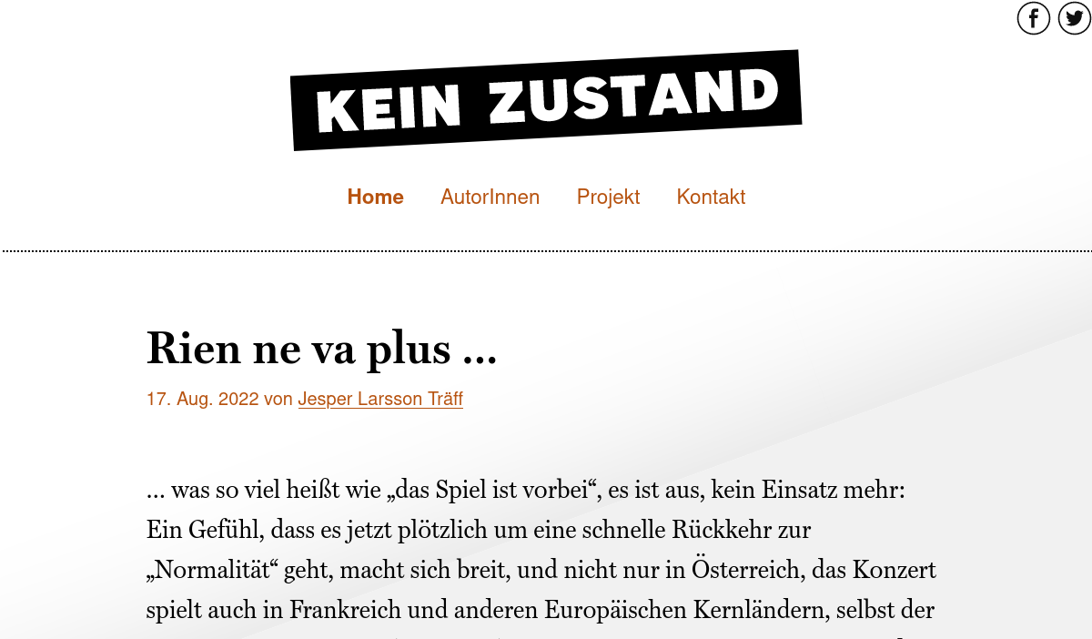 screenshot keinzustand