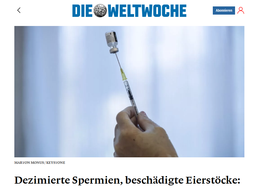 Screenshot weltwoche.ch