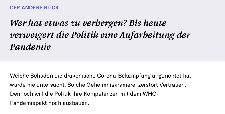 screenshot der webseite nzz.ch