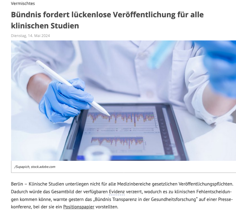 screenshot aerzteblatt